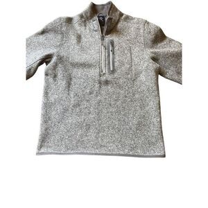 NWOT Lands’ End Pull-Over Gray, PRISTINE!